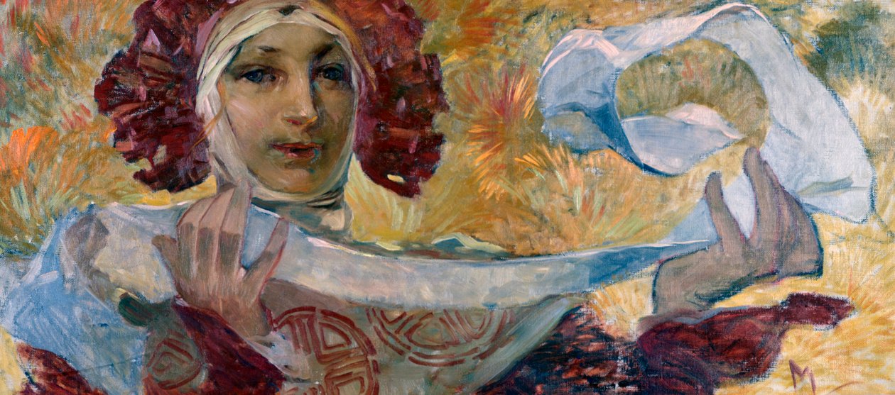 Nimetön, 1880-1930 tekijältä Alphonse Mucha
