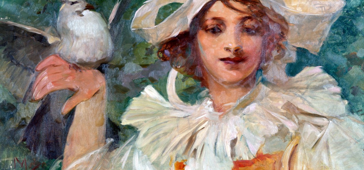 Nimetön, 1880-1930 tekijältä Alphonse Mucha