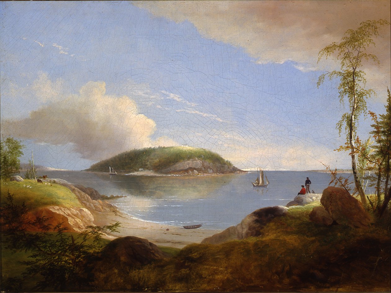Matkamuisto Bear Islandista, Maine, 1850 tekijältä Alvan Fisher