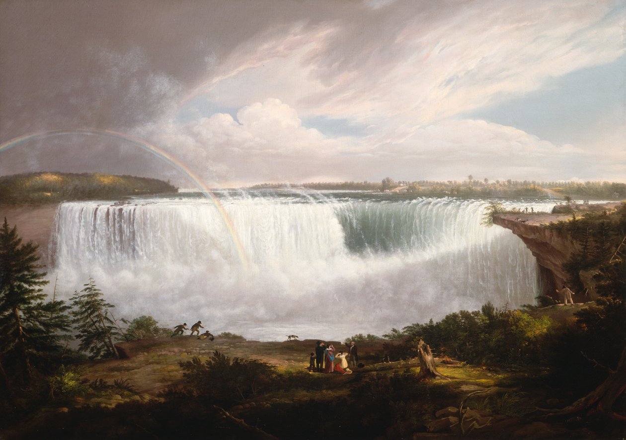 The Great Horseshoe Fall, Niàgara, 1820. finlandès tekijältä Alvan Fisher