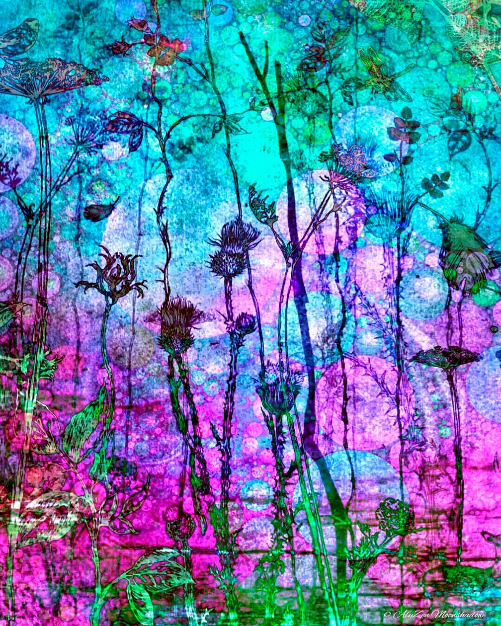 Rich Tapestry (Cool), 2014, (digitaalinen sekamediafonografia) tekijältä AlyZen Moonshadow