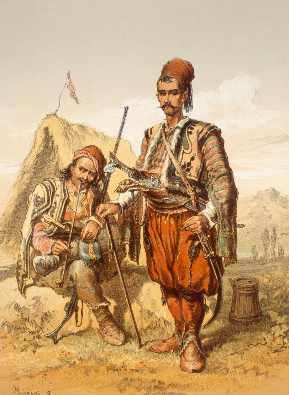 Kroatian vartijat, 1865 tekijältä Amadeo Preziosi