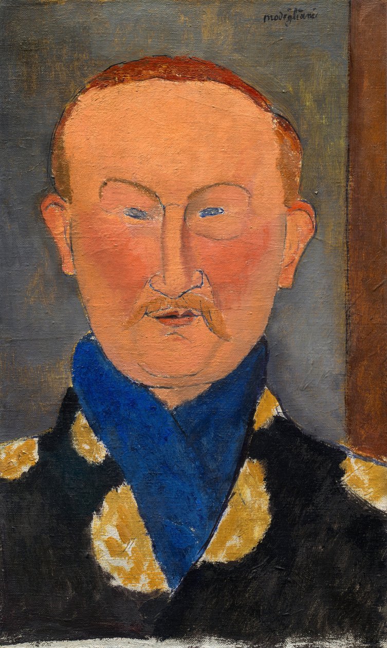 Léon Bakst, 1917. tekijältä Amedeo Modigliani