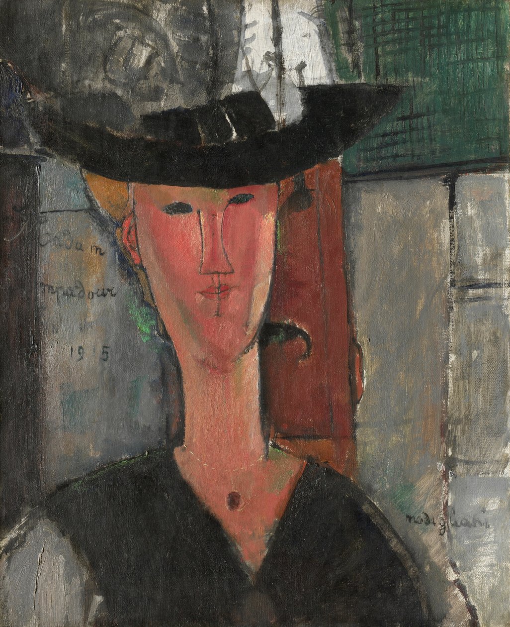 Madam Pompadour, 1915. tekijältä Amedeo Modigliani