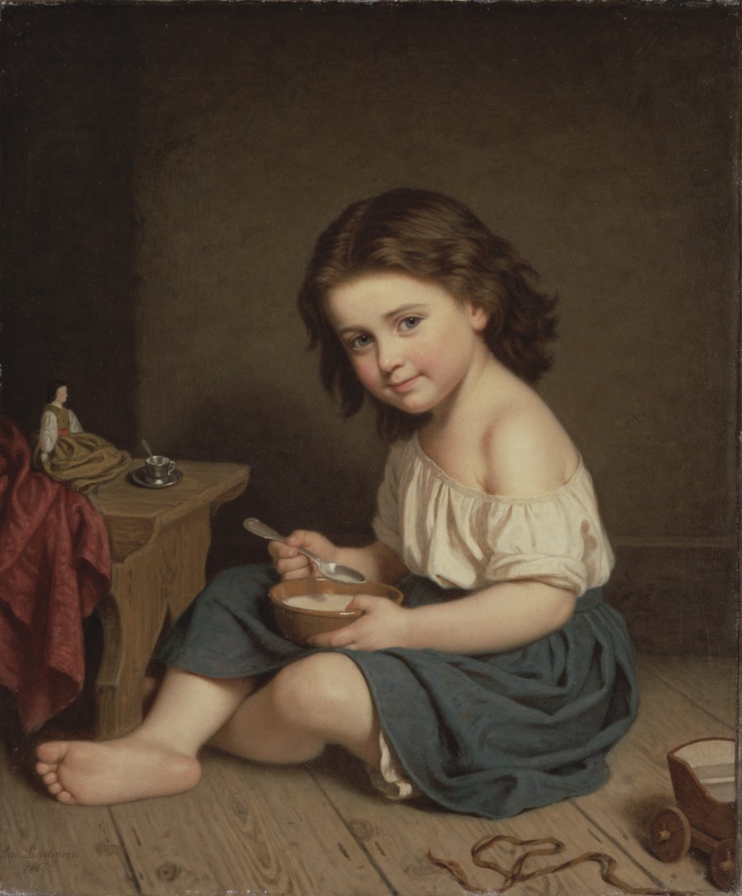 Aamiainen, 1866 tekijältä Amalia Lindegren