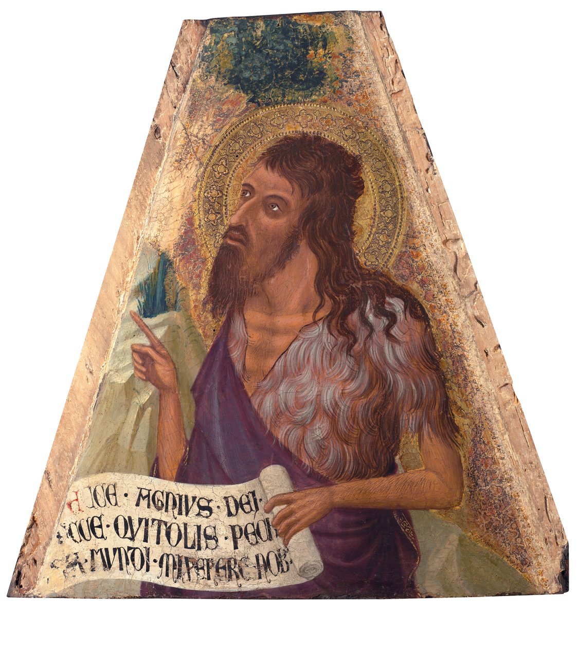Pyhä Johannes Kastaja tekijältä Ambrogio Lorenzetti