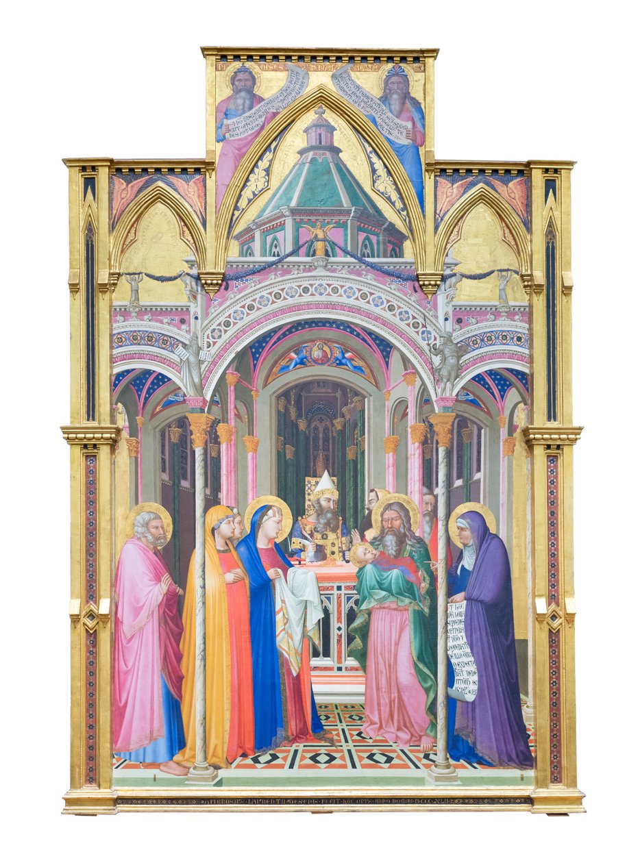 Jeesuksen esittely temppelissä tekijältä Ambrogio Lorenzetti