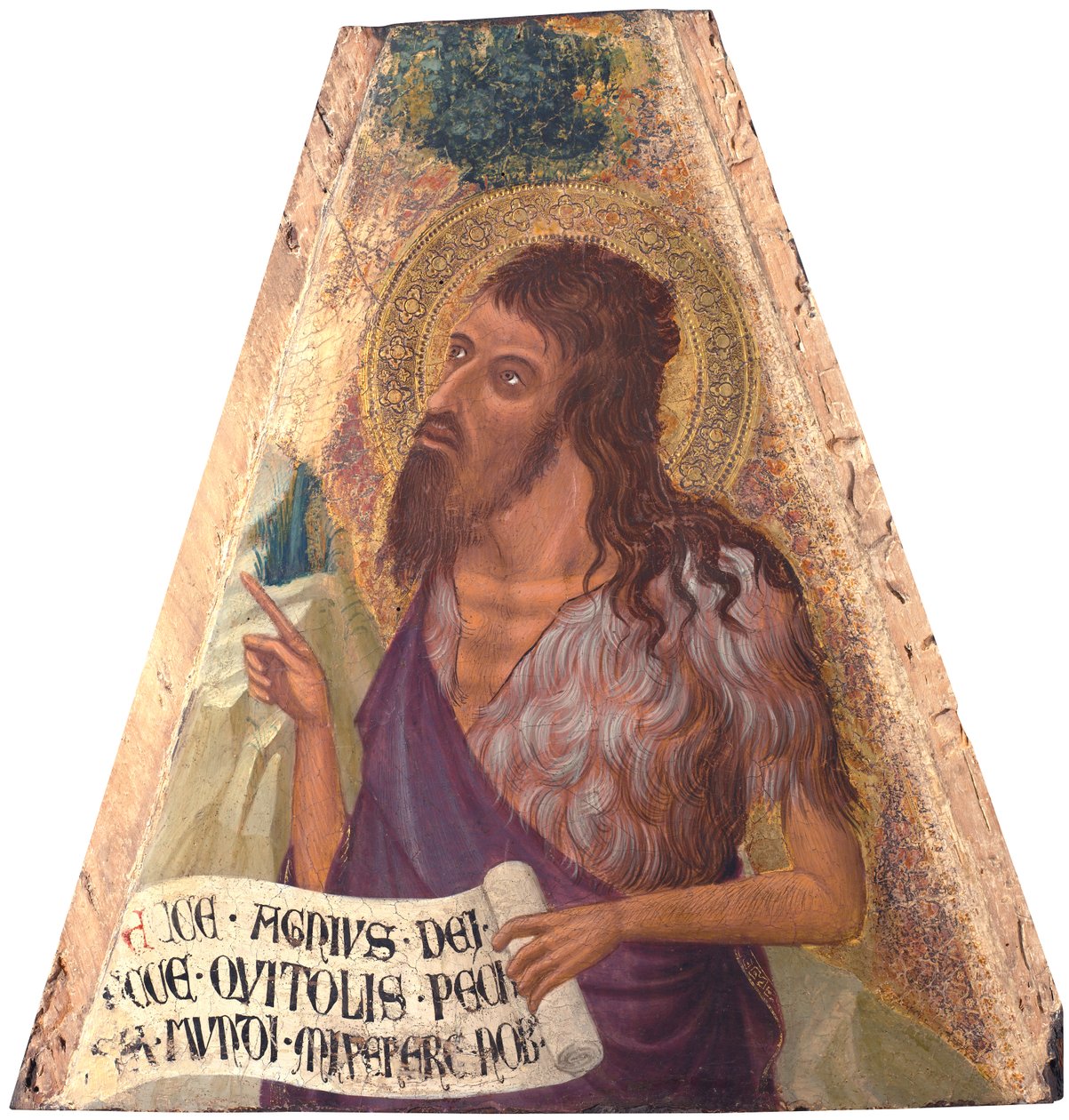 Pyhä Johannes Kastaja tekijältä Ambrogio Lorenzetti
