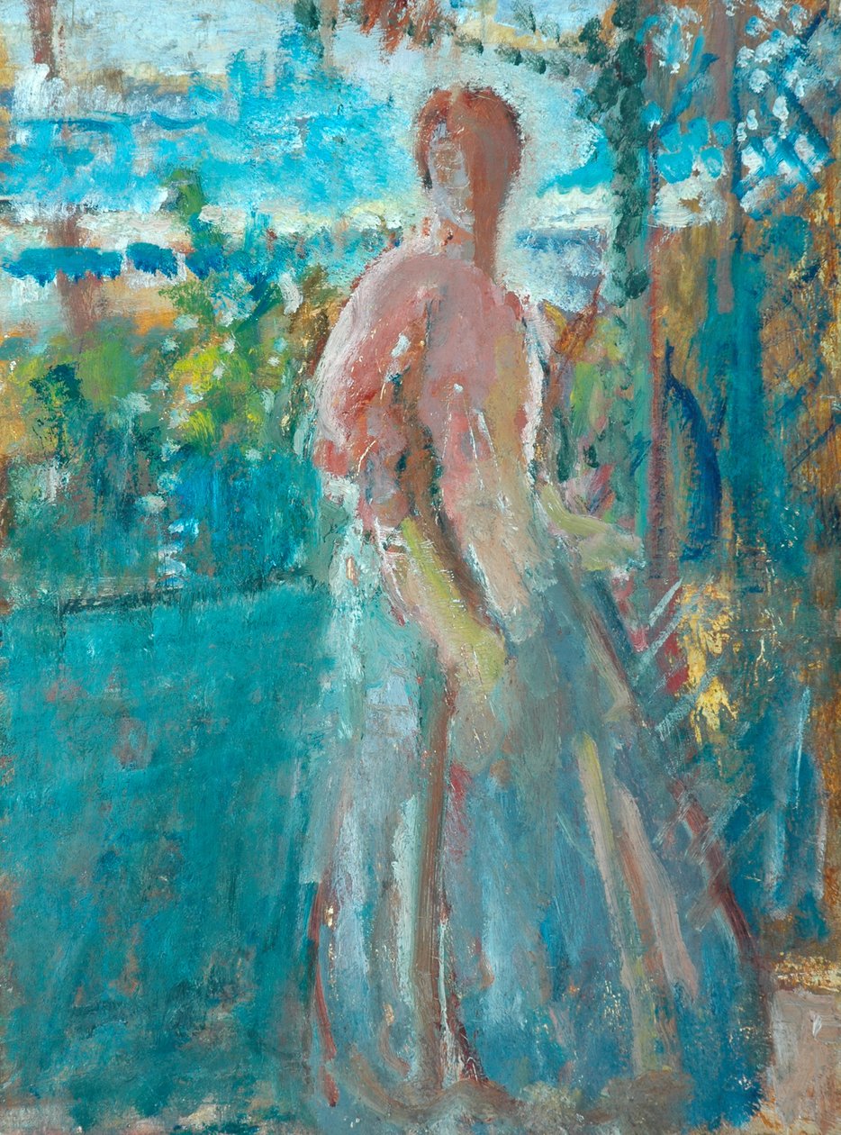 Parvekkeella, n. 1911-12 tekijältä Ambrose McEvoy