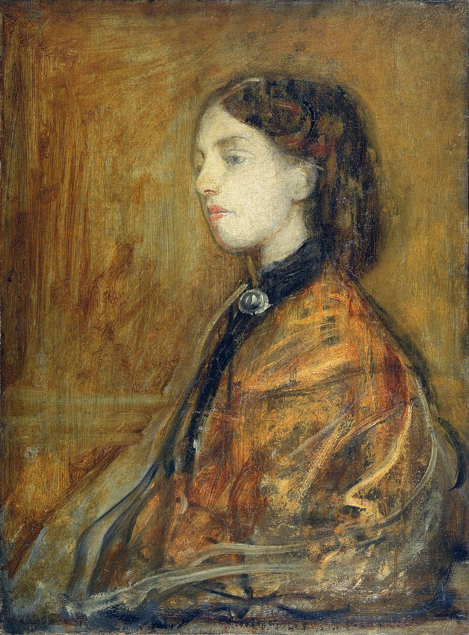 Gwen John (1876-1939) (öljyä kankaalle) tekijältä Ambrose McEvoy