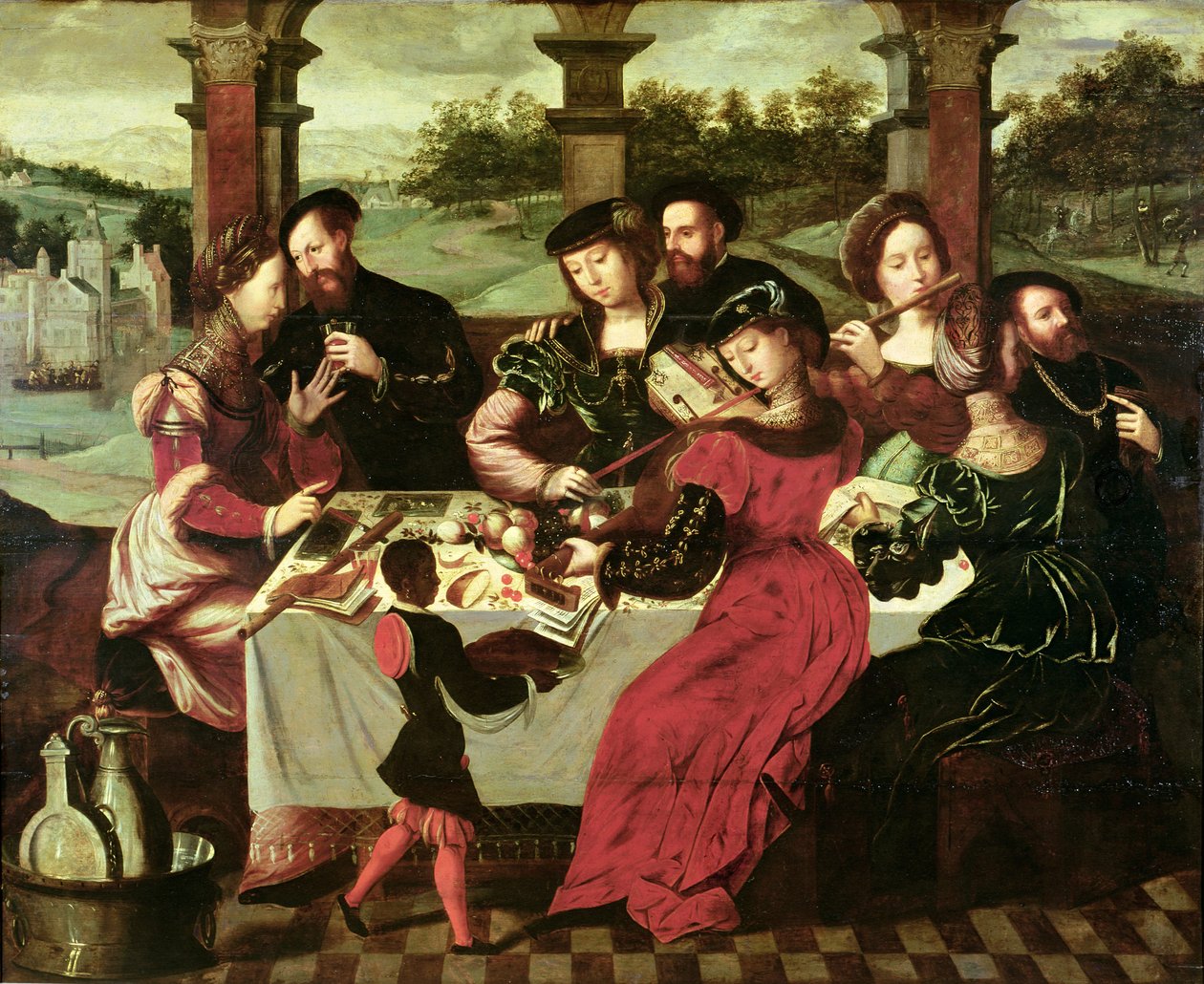 Konsertti aterian jälkeen tekijältä Ambrosius Benson