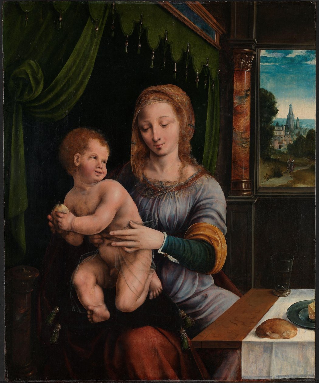 Madonna ja lapsi tekijältä Ambrosius (attr. to) Benson