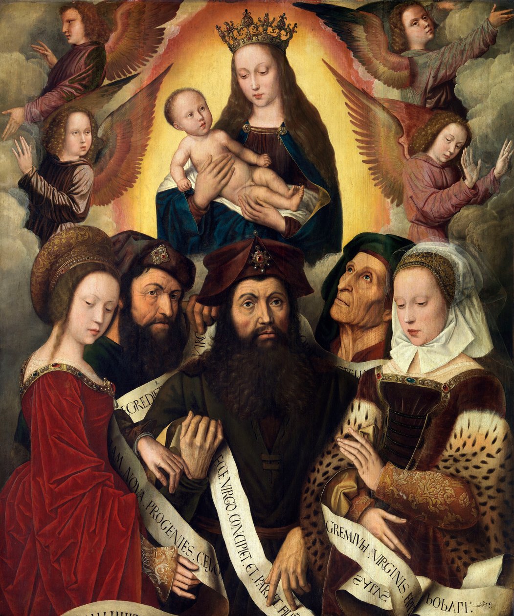 Deipara Virgo (ulei pe panou) finlandez tekijältä Ambrosius Benson