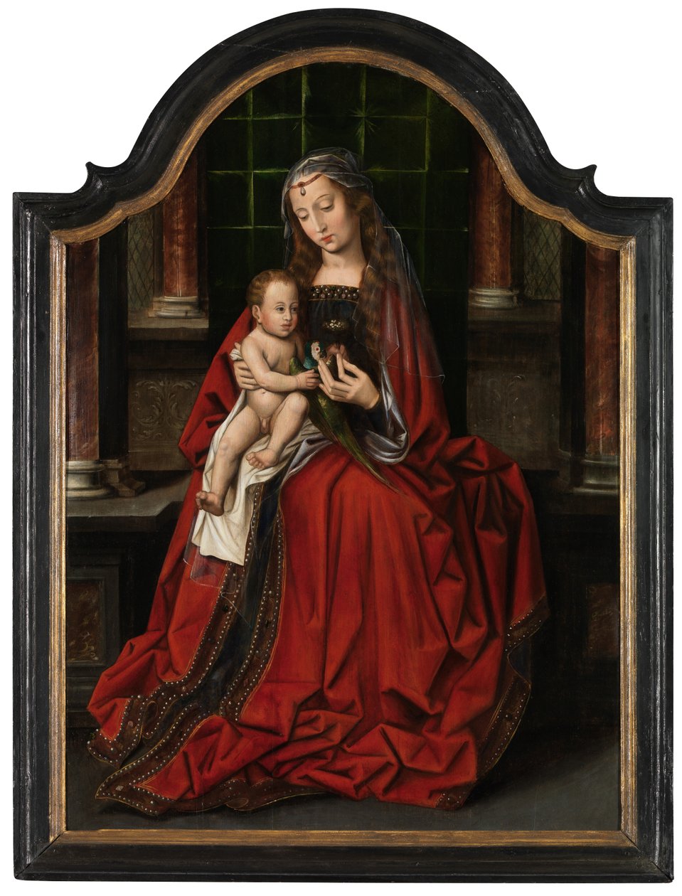 Madonna (öljy paneelissa) tekijältä Ambrosius Benson