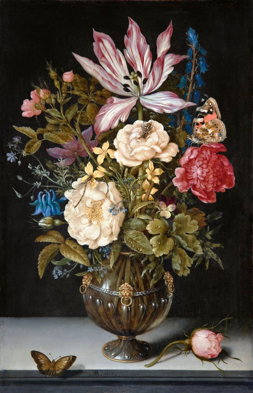 Asetelma kukilla tekijältä Ambrosius Bosschaert