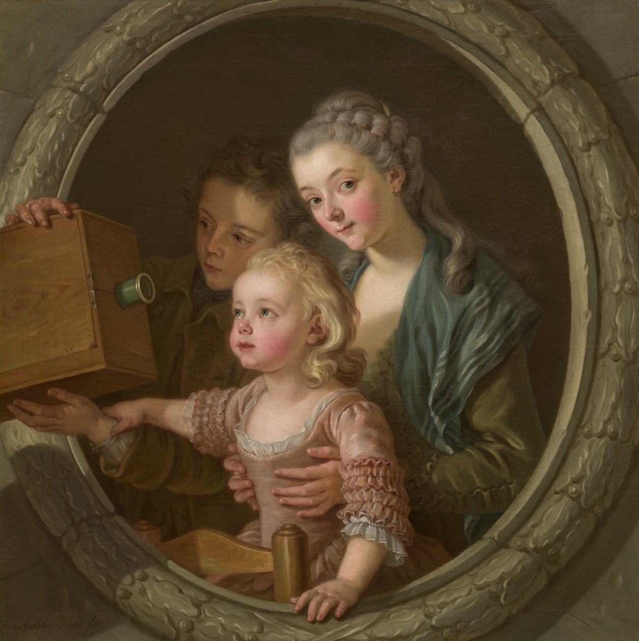 Camera Obscura, 1764. tekijältä Amédée van Loo