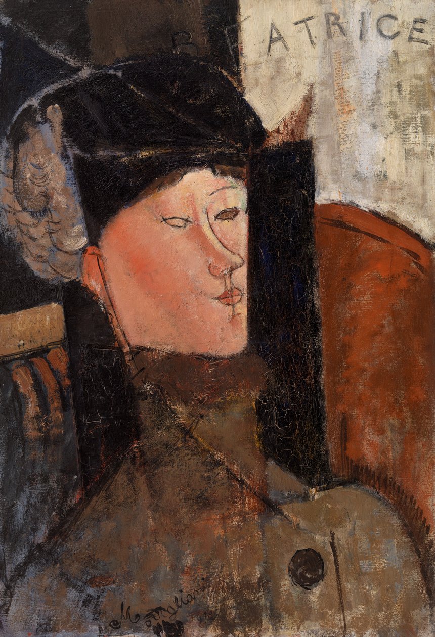 Beatrice (Béatrice Hastingsin muotokuva) tekijältä Amedeo Modigliani