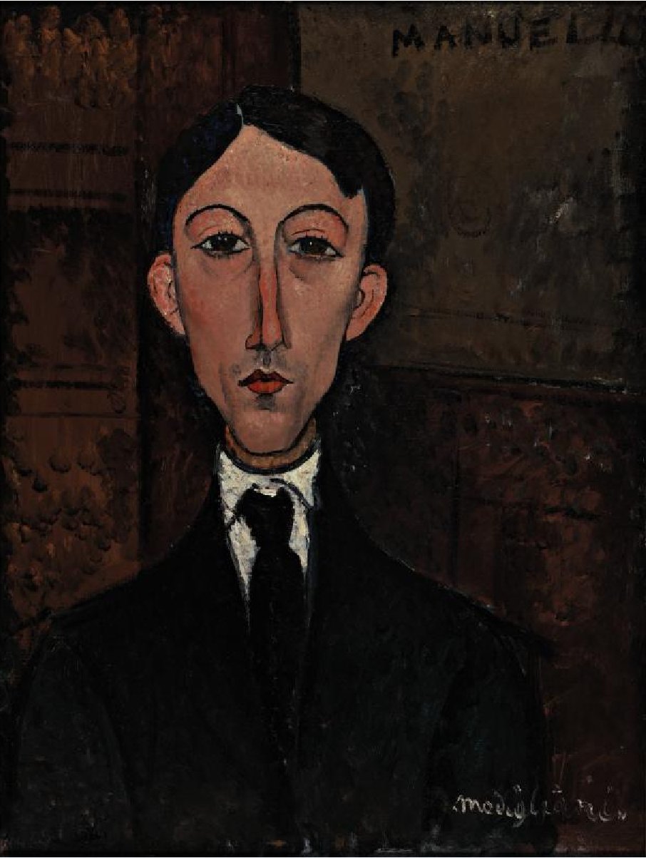 Buste de Manuel Humbert tekijältä Amedeo Modigliani