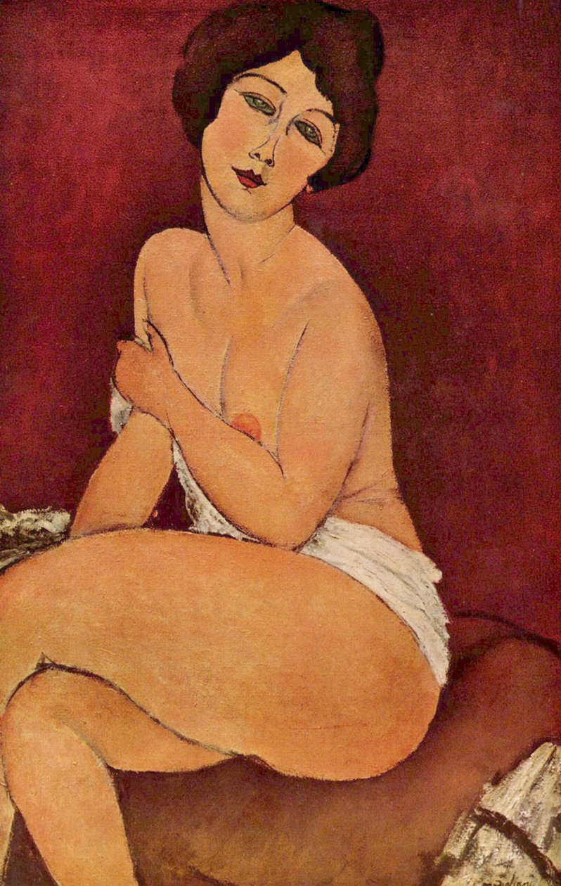 Weiblicher Akt tekijältä Amedeo Modigliani