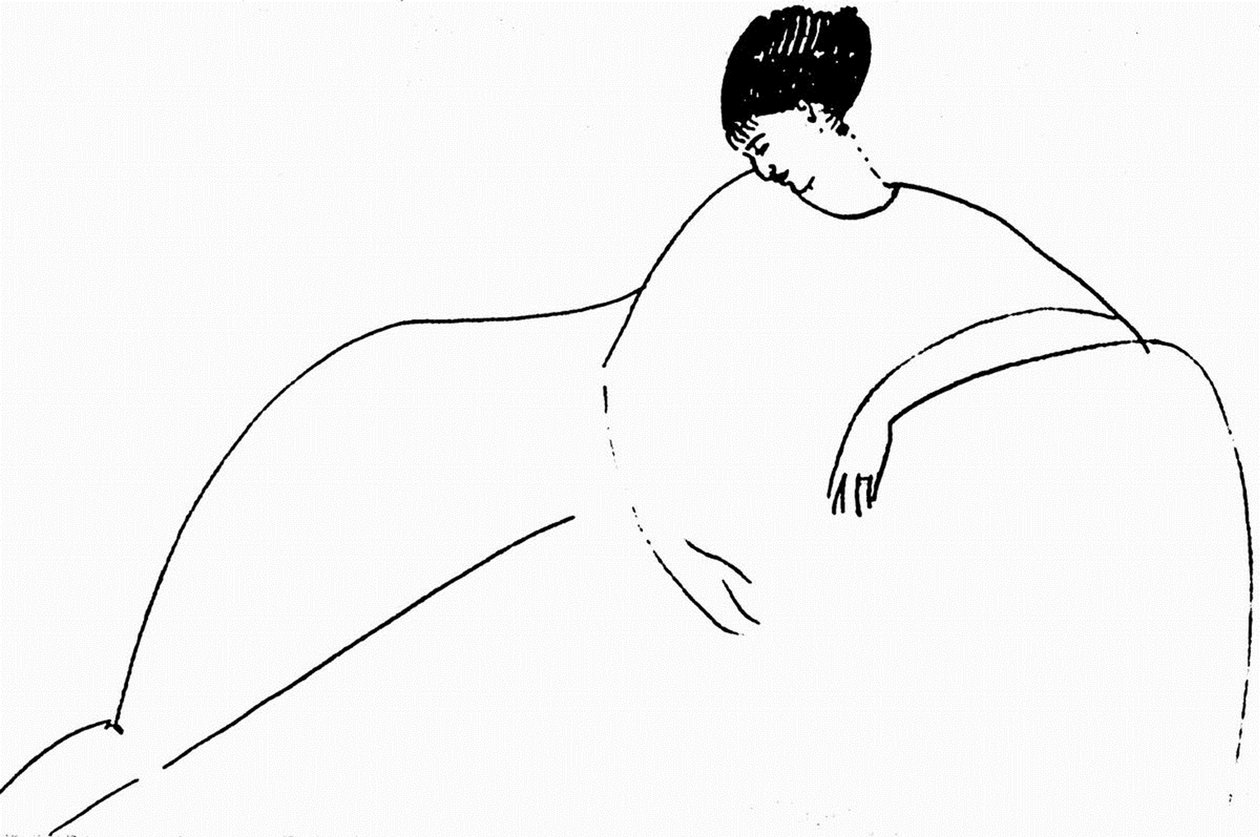 Anna Ekmatova, ೧೯೧೧ tekijältä Amedeo Modigliani