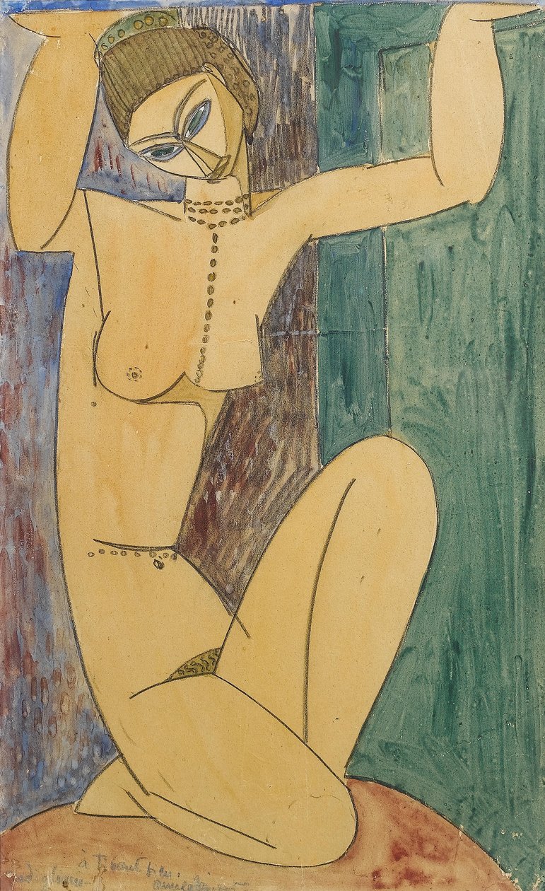 Ranskalainen:  Cariatide tekijältä Amedeo Modigliani