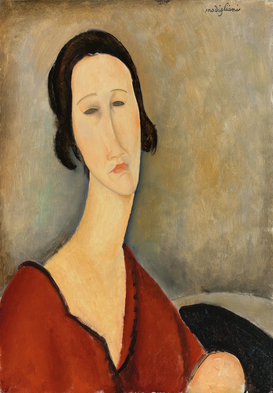 Madame Hanka Zborowska, 1917 tekijältä Amedeo Modigliani