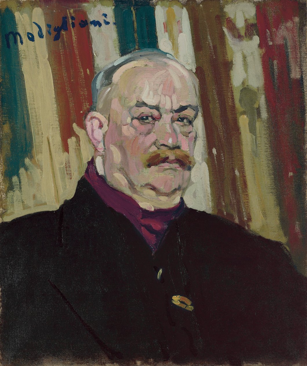 Joseph Levin muotokuva, n. 1909 tekijältä Amedeo Modigliani