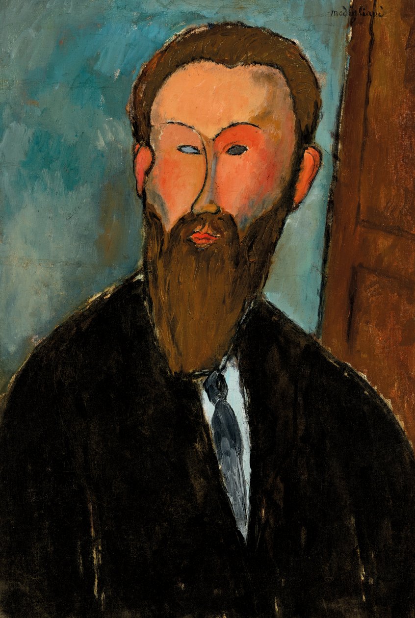 Valokuvaaja Dilewskin muotokuva, 1916 tekijältä Amedeo Modigliani