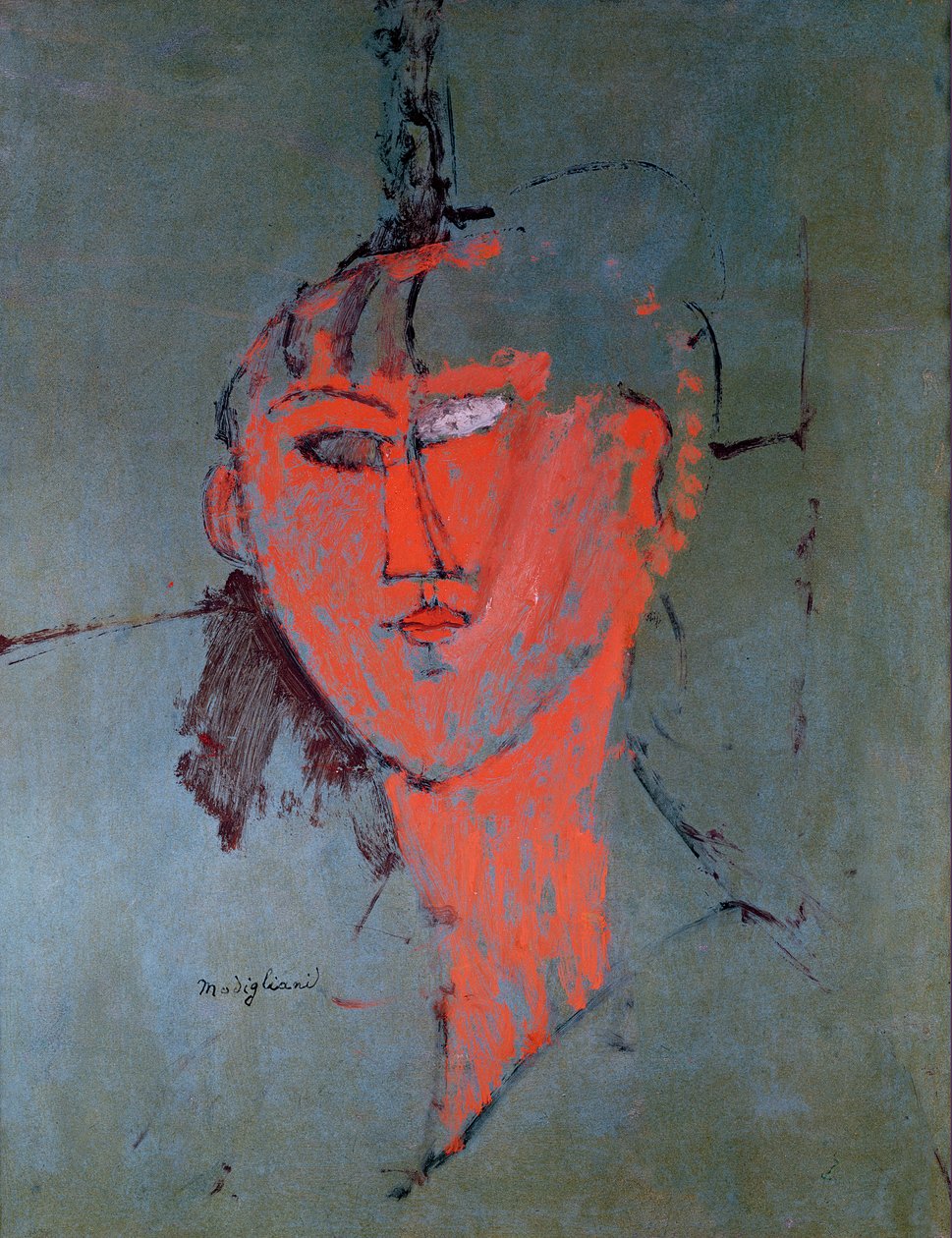 Punapää tekijältä Amedeo Modigliani