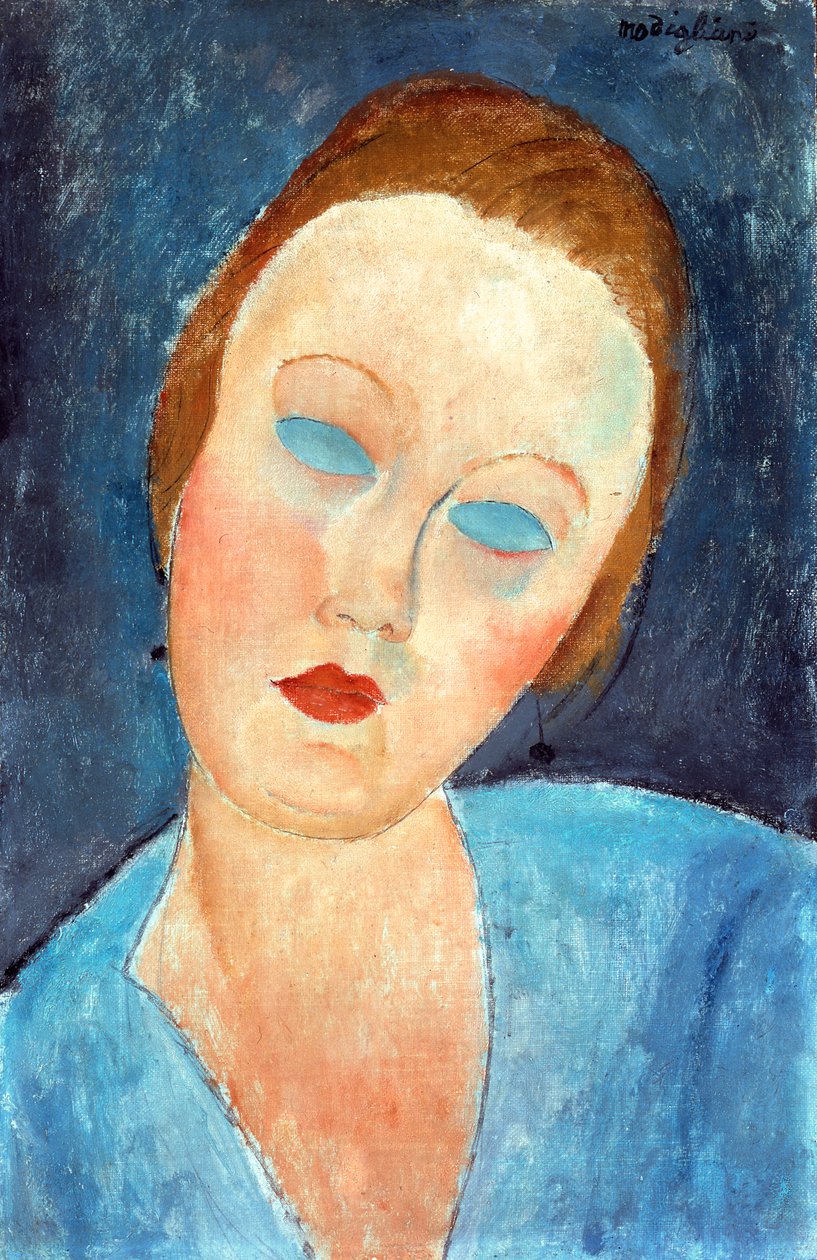 Painter Survagen vaimo, 1918 tekijältä Amedeo Modigliani