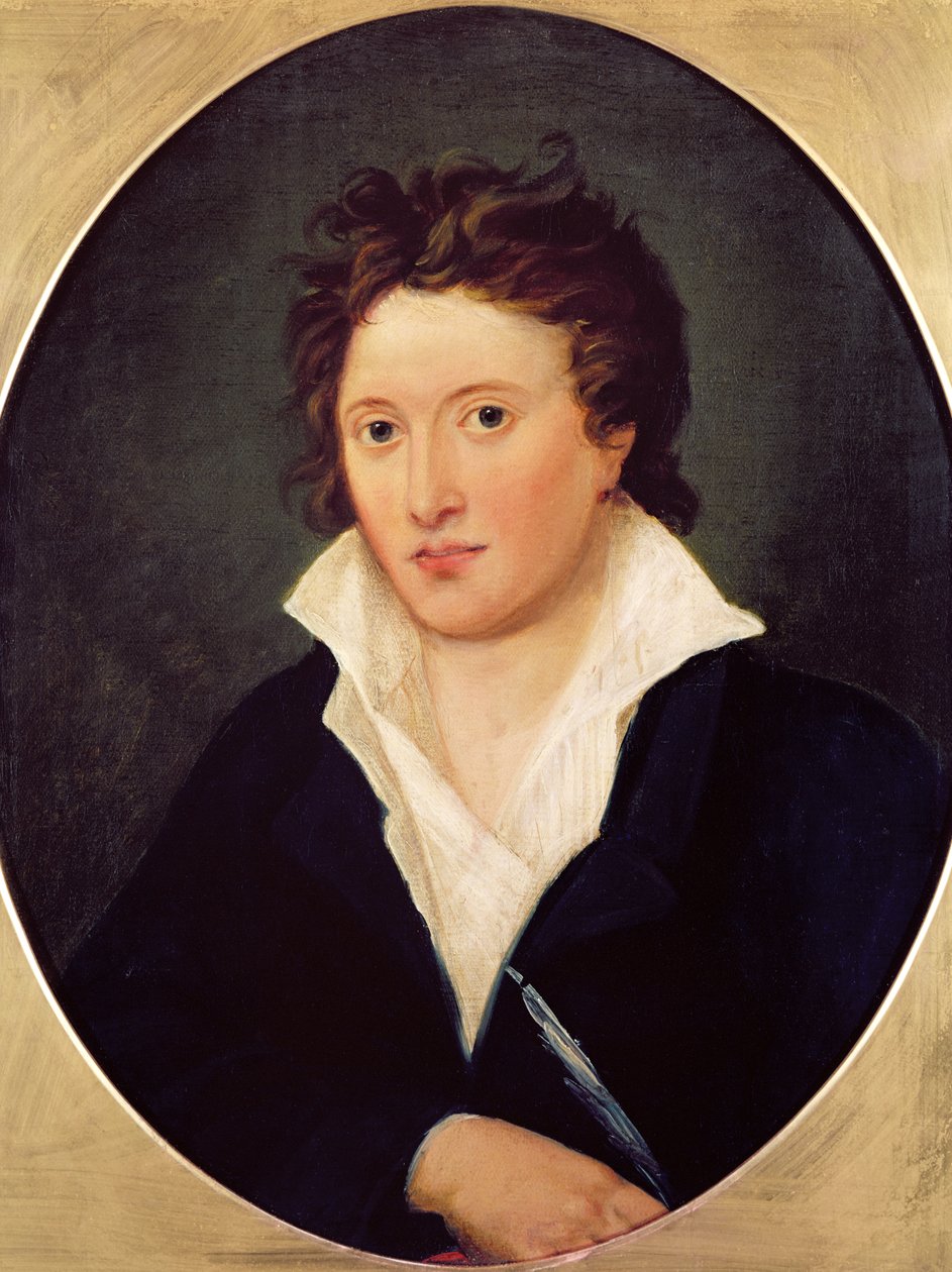 Larawan ni Percy Bysshe Shelley, 1819 finn tekijältä Amelia Curran