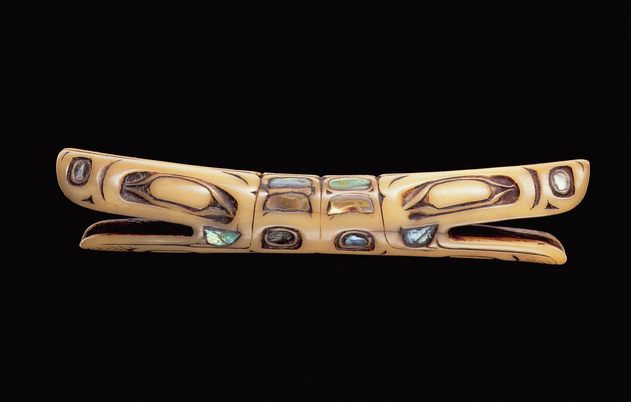 Native American ornamentti (luu ja helmiäinen) tekijältä American