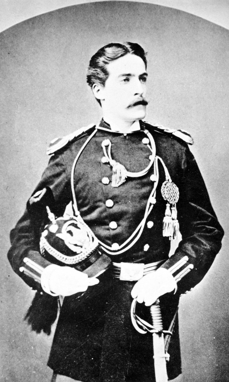 Yksi Custersin upseereista, noin 1860-luku tekijältä American Photographer