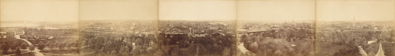 Panoraamanäkymä Washington DC:hen tekijältä American 19th Century