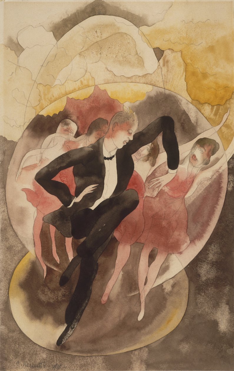 Vaudevillessä (tanssija ja kuoro) tekijältä American Charles Demuth
