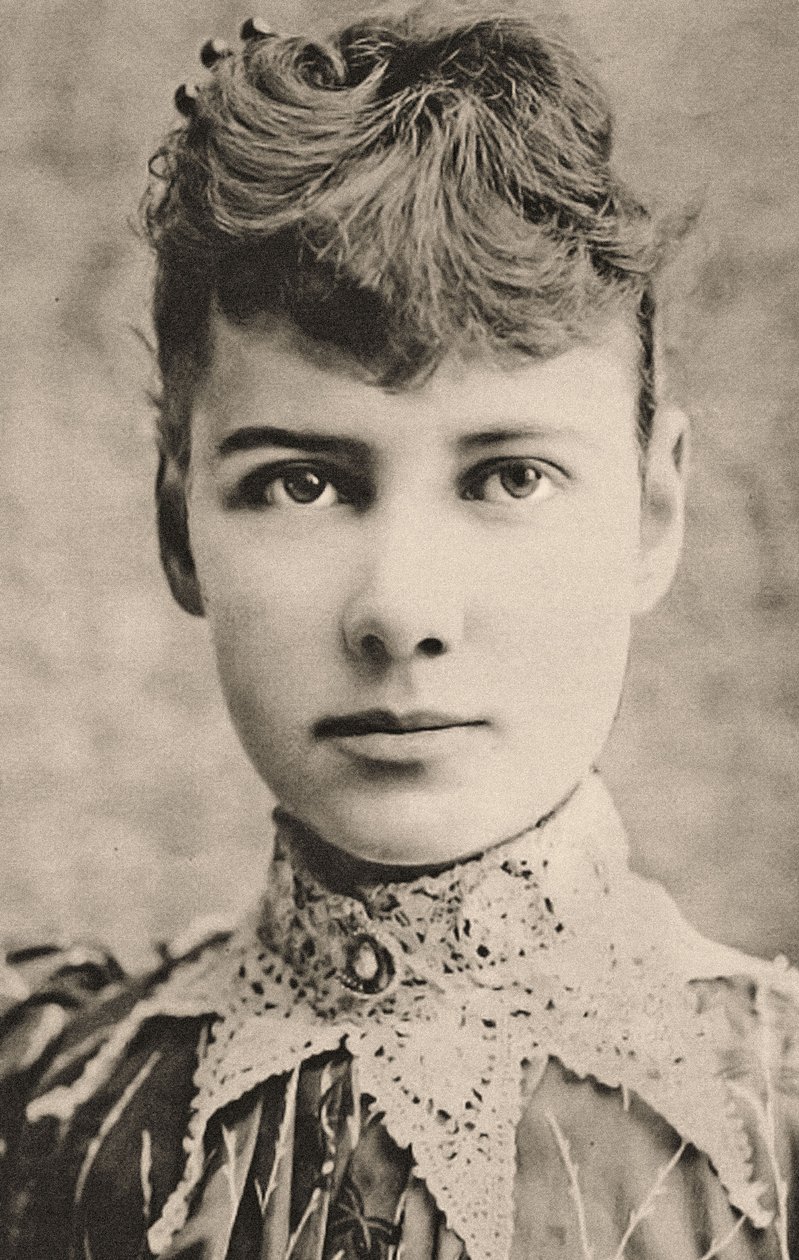 Nellie Blyn muotokuva, n. 1890 (kuva) tekijältä American Photographer