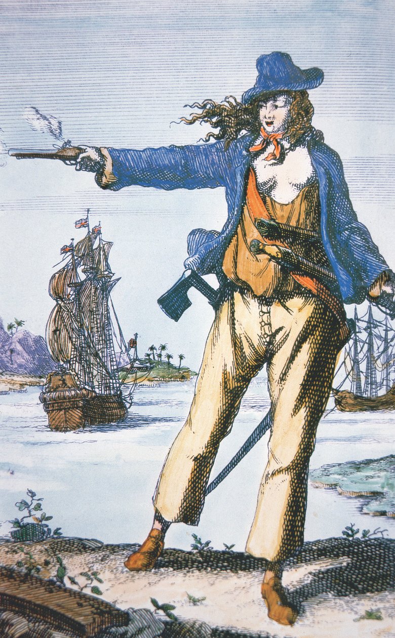 Naismerirosvo, Anne Bonny (s.1697) (värikaiverrus) tekijältä American School