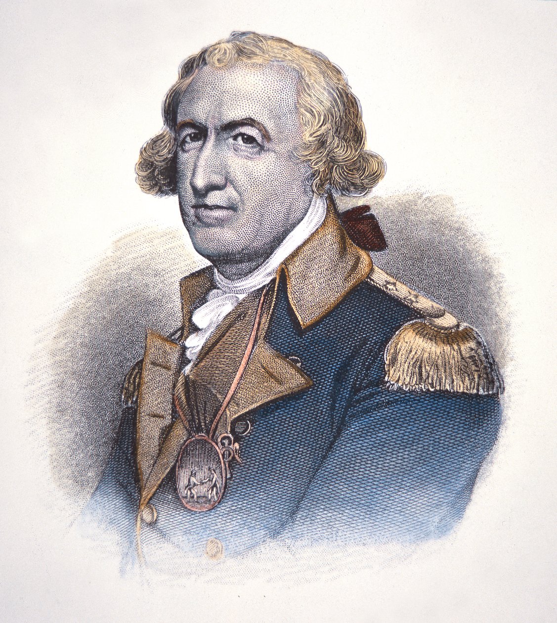 Horatio Gates (värillinen kaiverrus) tekijältä American School
