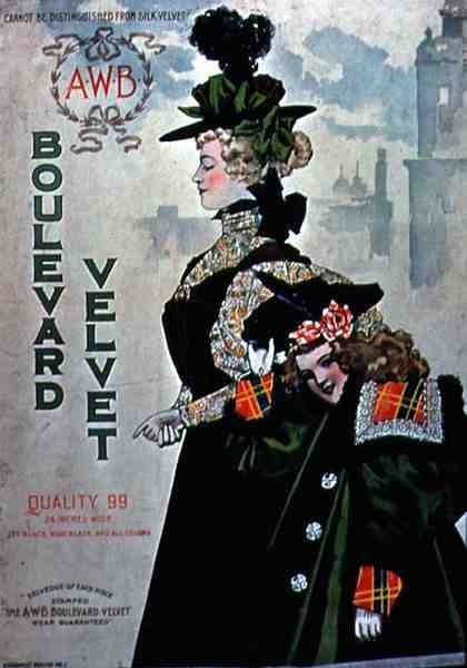 Julisteet "A.W.B Boulevard Velvet" (värilitho) tekijältä American School