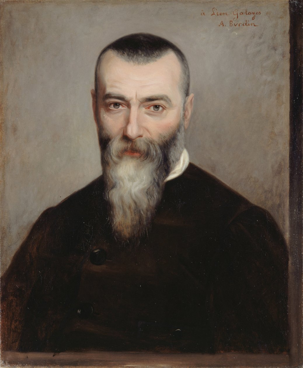 Alphonse Karrin muotokuva 1808-1890, 1865. tekijältä Amélie Burdin