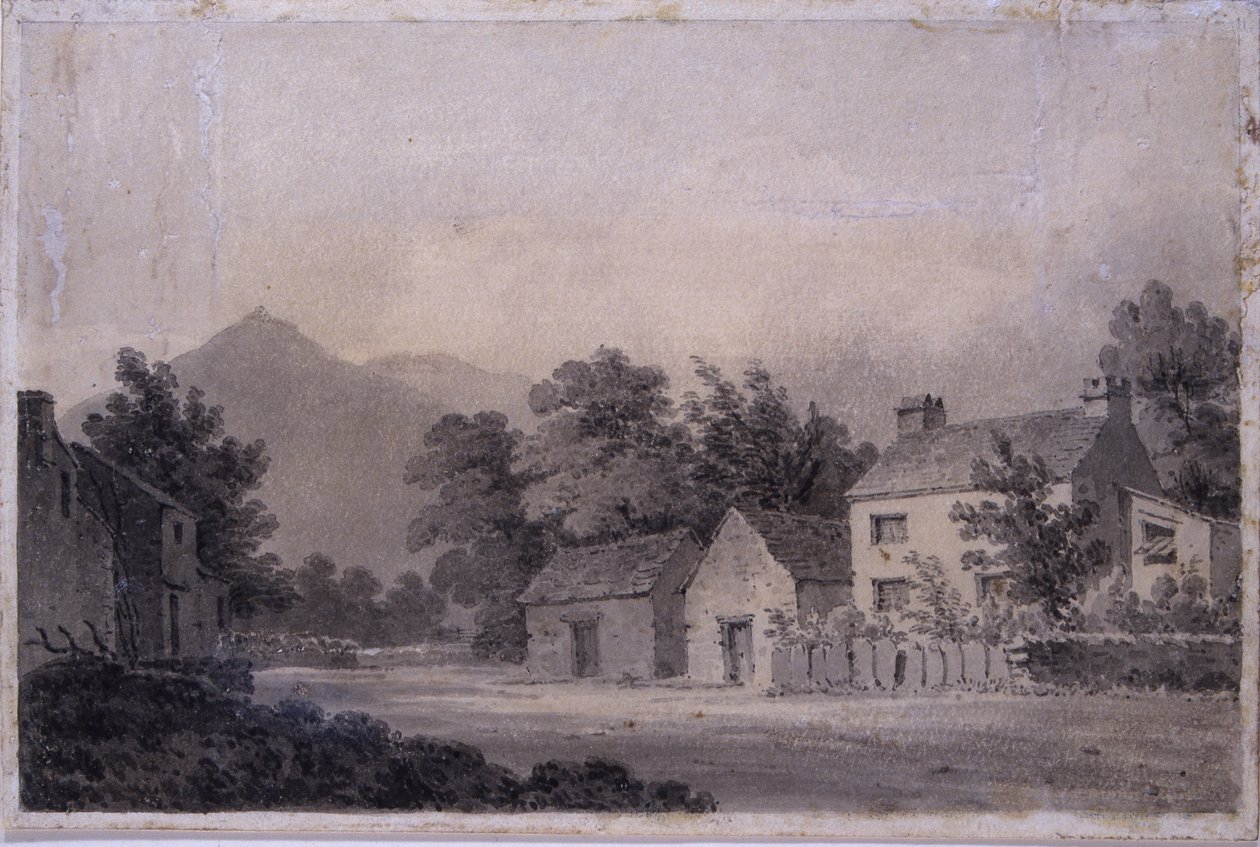 Dove Cottage, Grasmere, n.1806 (wc paperilla) tekijältä Amos Green