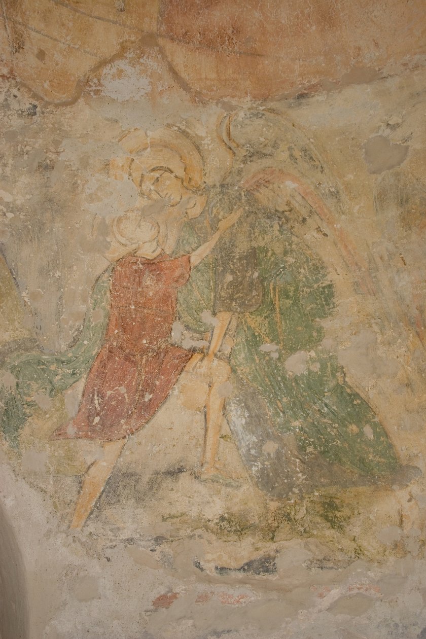Jaakob ja enkeli, 1100-luku tekijältä Ancient Russian frescos