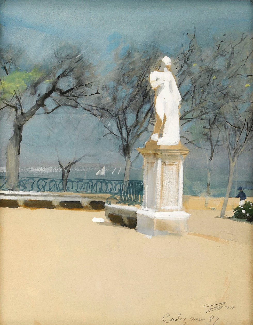 Alamedan ja Cádiz tekijältä Anders Leonard Zorn