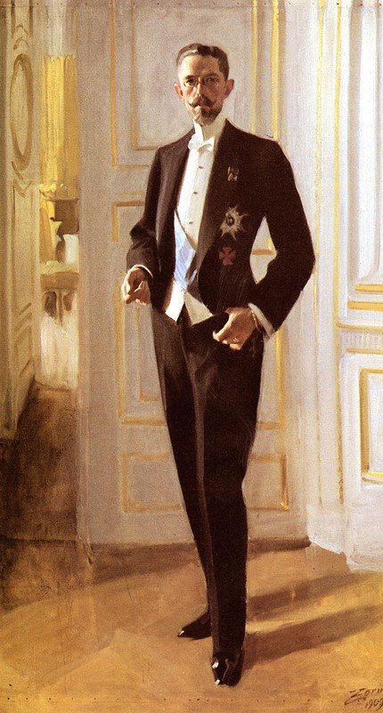 Kustaa V tekijältä Anders Leonard Zorn