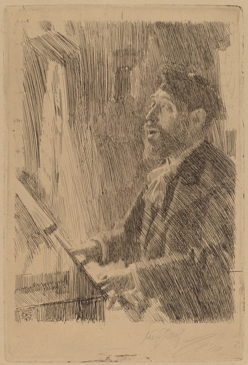J.B. Faure, 1891. tekijältä Anders Leonard Zorn