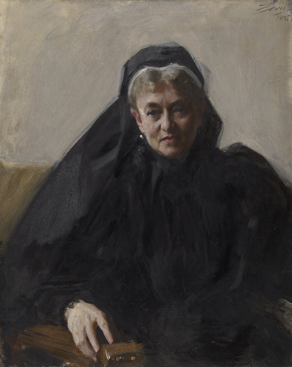 Maria Sheldon Scammon, 1895 tekijältä Anders Leonard Zorn