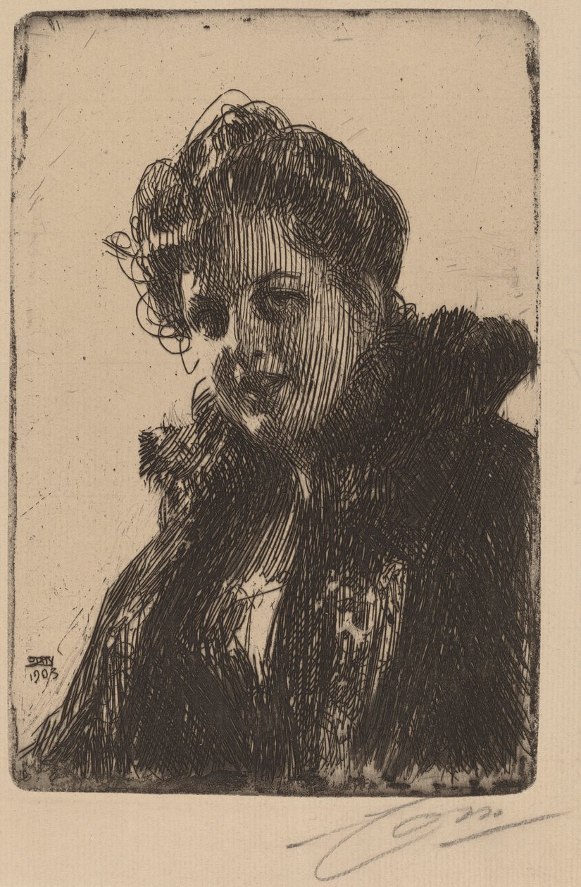 Rouva. Granberg, 1903. tekijältä Anders Leonard Zorn