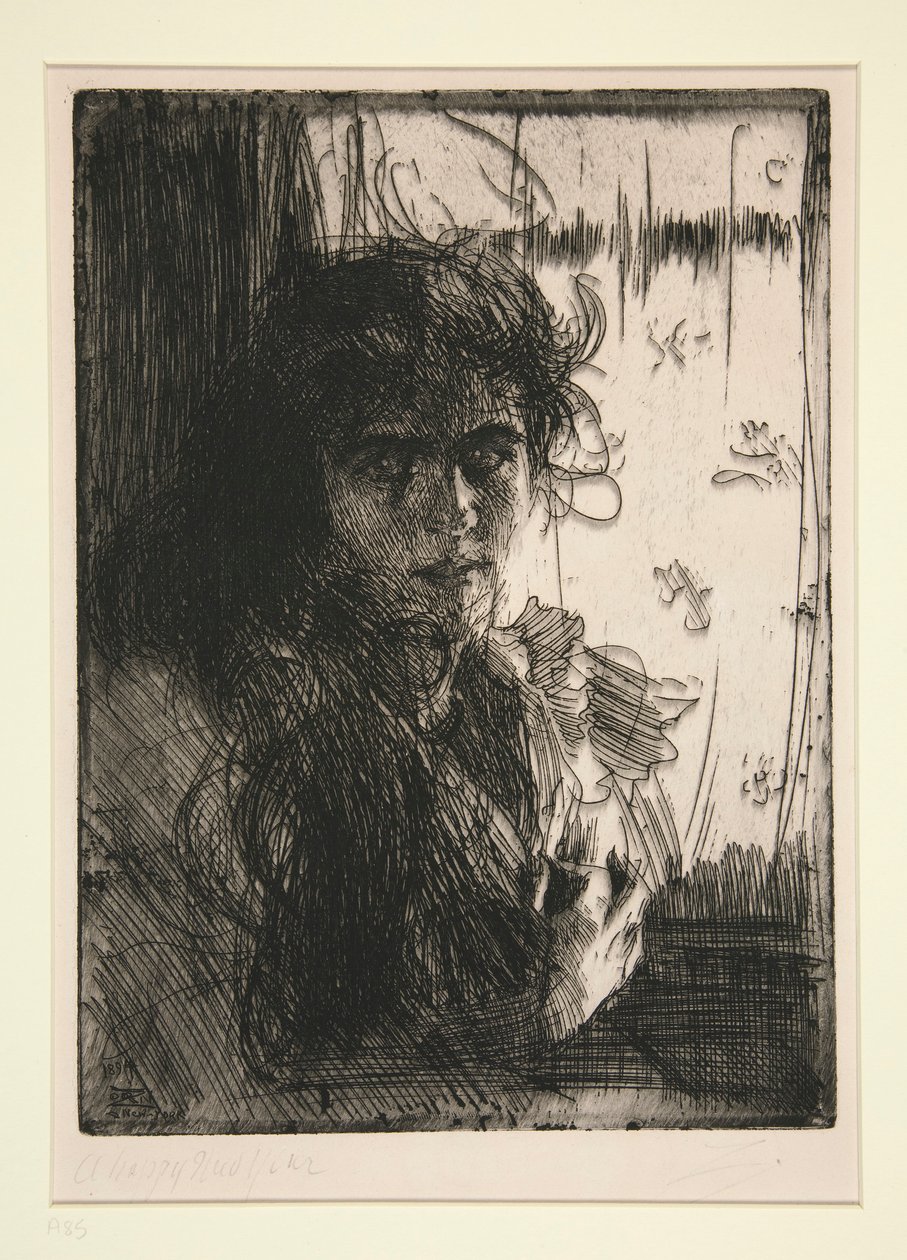 Irlantilainen tyttö tai Annie tekijältä Anders Leonard Zorn