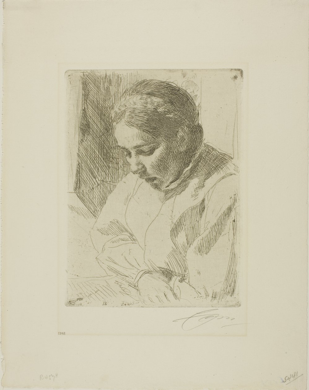 Rukouksessa tekijältä Anders Leonard Zorn