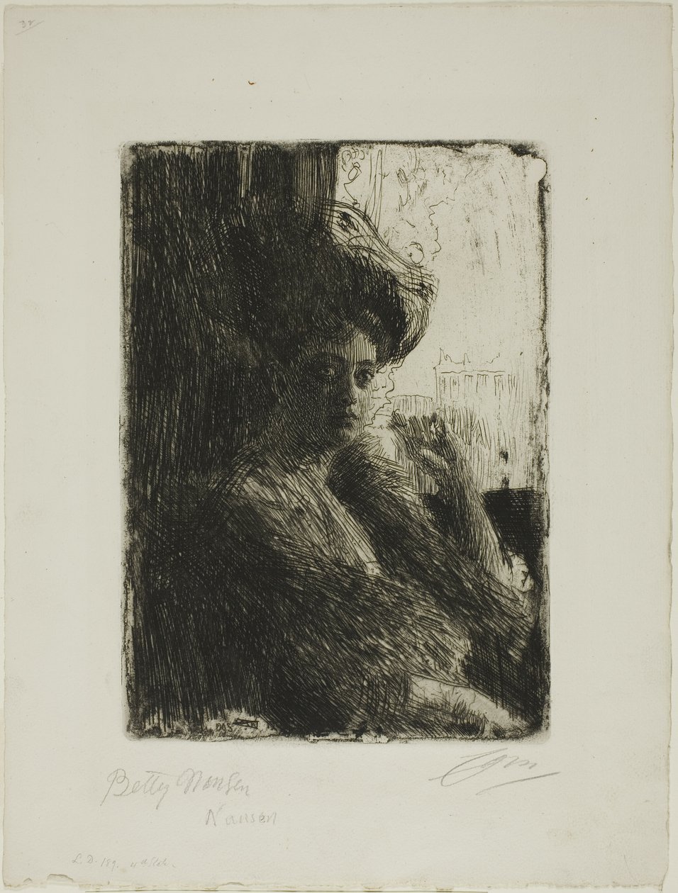 Betty Nansen tekijältä Anders Leonard Zorn